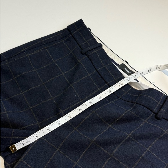 Theory Straight Trouser Windowpane Knit Size 4 - Picture 9 of 10